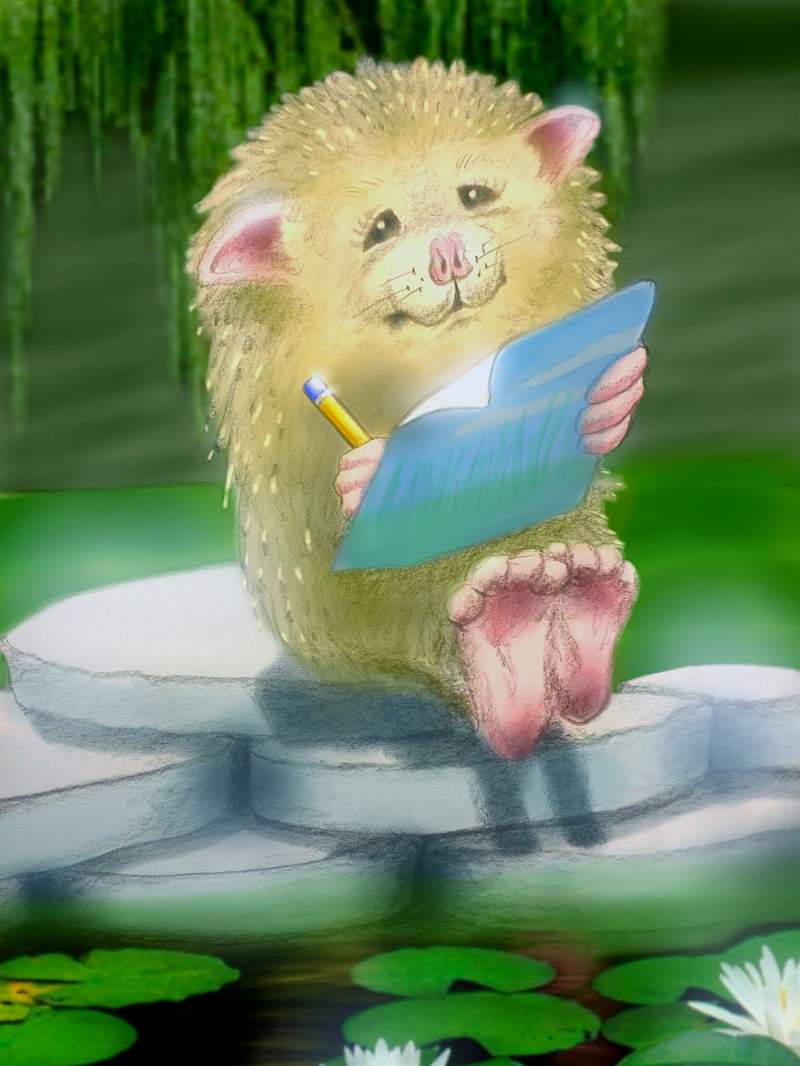 Herbert the Hedgehog drawing